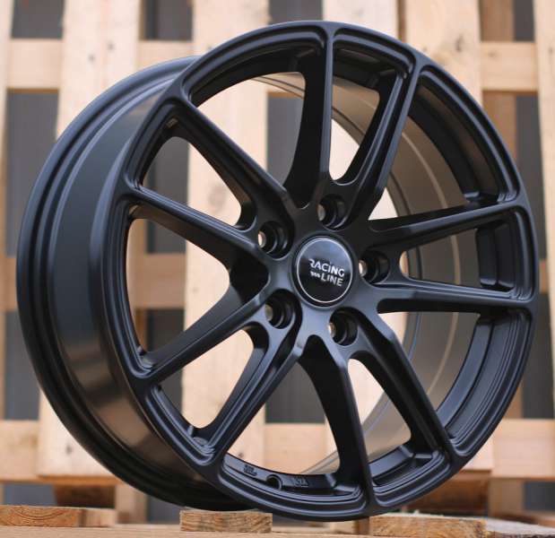 <font face='Tahoma'>vieglmetāla diski</font> JIL Wheels BK1155BlackHalfMatt(BLHM)RACIN(R)